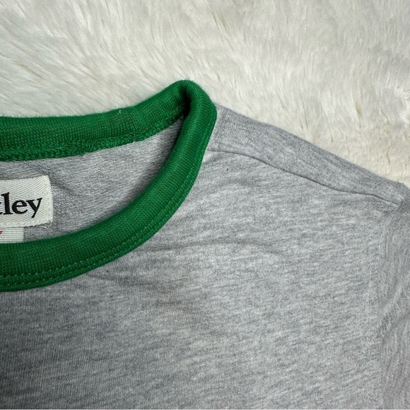 Hatley T-Shirt Take A Hike Grey & Green Size 7 - Picture 4 of 16